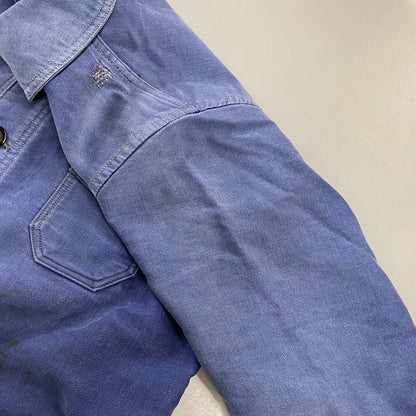 【現状渡し品】【メンズ】 LE MONT ROUGE ルモンルージュ FRENCH VINTAGE MOLESKIN WORK JACKET モールスキン ワークジャケット 146-260902-as-12-izu カラー：ブルー 万代Net店