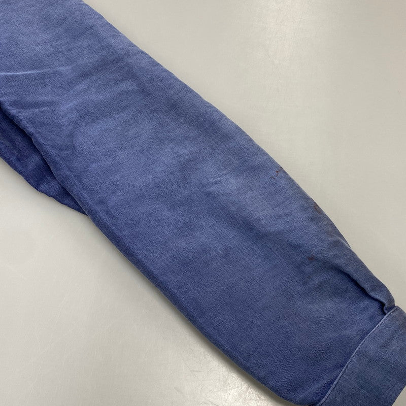 【現状渡し品】【メンズ】 LE MONT ROUGE ルモンルージュ FRENCH VINTAGE MOLESKIN WORK JACKET モールスキン ワークジャケット 146-260902-as-12-izu カラー：ブルー 万代Net店