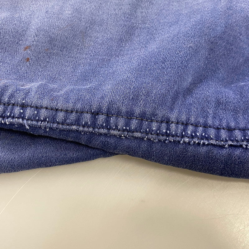 【現状渡し品】【メンズ】 LE MONT ROUGE ルモンルージュ FRENCH VINTAGE MOLESKIN WORK JACKET モールスキン ワークジャケット 146-260902-as-12-izu カラー：ブルー 万代Net店