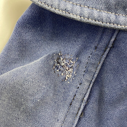【現状渡し品】【メンズ】 LE MONT ROUGE ルモンルージュ FRENCH VINTAGE MOLESKIN WORK JACKET モールスキン ワークジャケット 146-260902-as-12-izu カラー：ブルー 万代Net店