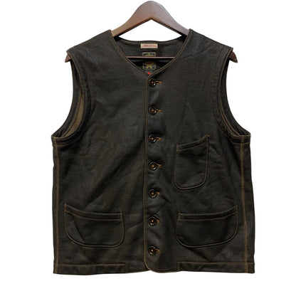 【中古品】【メンズ】 GYPSY & SONS ジプシーアンドサンズ GS1629923 COATING VEST コーティング ベスト 140-260914-cs-25-izu サイズ：1 カラー：ブラウン系 万代Net店