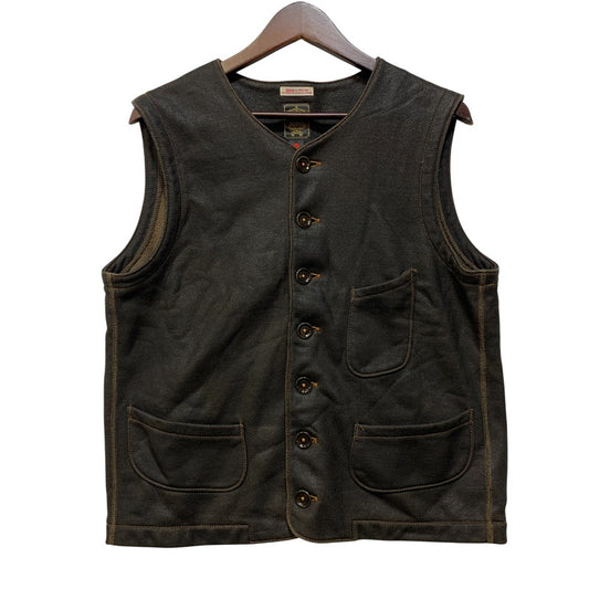 【中古品】【メンズ】 GYPSY & SONS ジプシーアンドサンズ GS1629923 COATING VEST コーティング ベスト 140-260914-cs-25-izu サイズ：1 カラー：ブラウン系 万代Net店