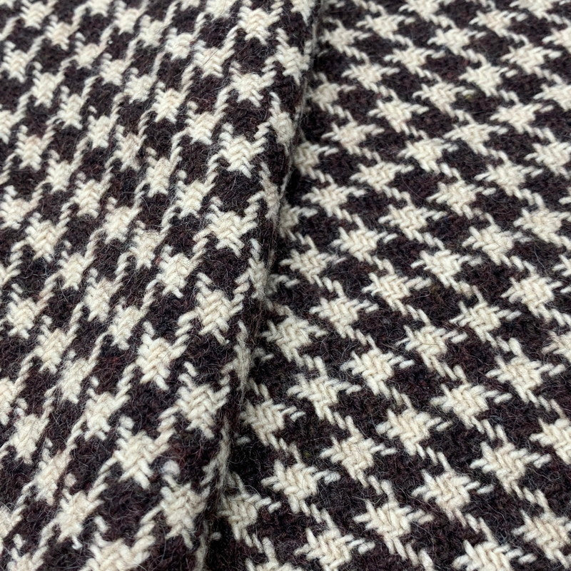 【中古品】【メンズ/レディース】 DRAKE'S ドレイクス 千鳥格子 CASHMERE MUFFLER カシミヤ マフラー 小物 187-260910-cs-14-izu カラー：ブラウン系 万代Net店