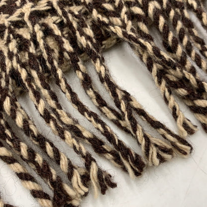 【中古品】【メンズ/レディース】 DRAKE'S ドレイクス 千鳥格子 CASHMERE MUFFLER カシミヤ マフラー 小物 187-260910-cs-14-izu カラー：ブラウン系 万代Net店