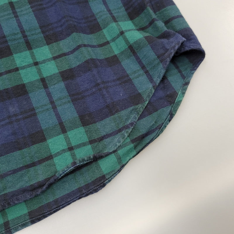 【中古品】【メンズ】 RALPH LAUREN ラルフローレン BEAMS LIMITED EDITION BD L/S CHECK SHIRT ビームス リミテッドエディション ボタンダウン 長袖 チェック シャツ 147-260902-as-23-izu サイズ：S カラー：グリーン×ネイビー 万代Net店