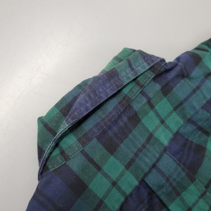 【中古品】【メンズ】 RALPH LAUREN ラルフローレン BEAMS LIMITED EDITION BD L/S CHECK SHIRT ビームス リミテッドエディション ボタンダウン 長袖 チェック シャツ 147-260902-as-23-izu サイズ：S カラー：グリーン×ネイビー 万代Net店
