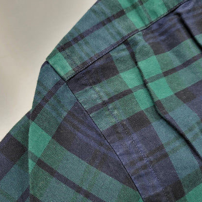 【中古品】【メンズ】 RALPH LAUREN ラルフローレン BEAMS LIMITED EDITION BD L/S CHECK SHIRT ビームス リミテッドエディション ボタンダウン 長袖 チェック シャツ 147-260902-as-23-izu サイズ：S カラー：グリーン×ネイビー 万代Net店