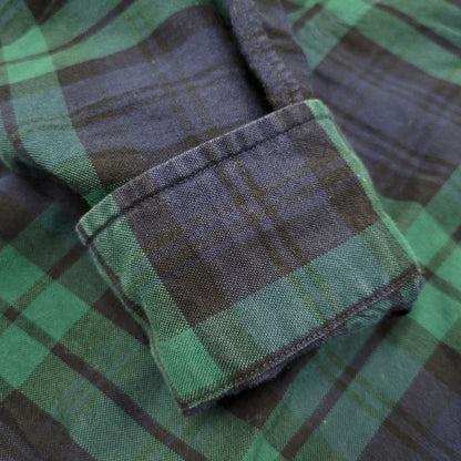 【中古品】【メンズ】 RALPH LAUREN ラルフローレン BEAMS LIMITED EDITION BD L/S CHECK SHIRT ビームス リミテッドエディション ボタンダウン 長袖 チェック シャツ 147-260902-as-23-izu サイズ：S カラー：グリーン×ネイビー 万代Net店