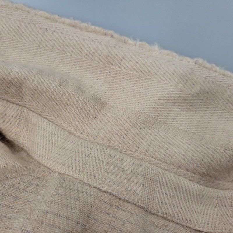 【中古品】【レディース】 LANVIN ランバン CASHMERE COAT カシミヤコート フランス製 168-260902-as-26-izu サイズ：38 カラー：ベージュ 万代Net店