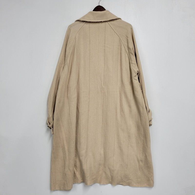 【中古品】【レディース】 LANVIN ランバン CASHMERE COAT カシミヤコート フランス製 168-260902-as-26-izu サイズ：38 カラー：ベージュ 万代Net店