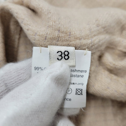 【中古品】【レディース】 LANVIN ランバン CASHMERE COAT カシミヤコート フランス製 168-260902-as-26-izu サイズ：38 カラー：ベージュ 万代Net店