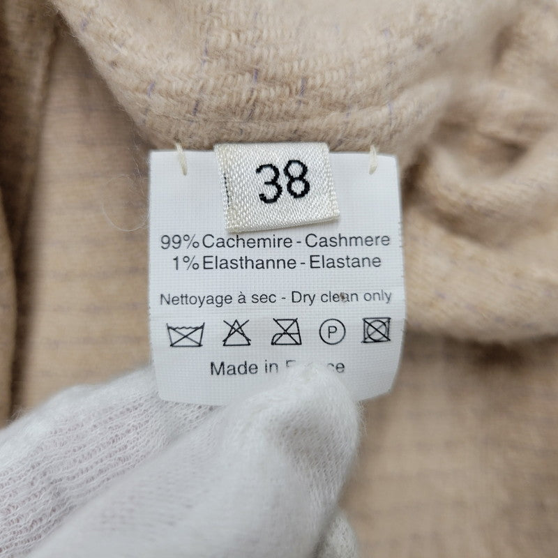 【中古品】【レディース】 LANVIN ランバン CASHMERE COAT カシミヤコート フランス製 168-260902-as-26-izu サイズ：38 カラー：ベージュ 万代Net店