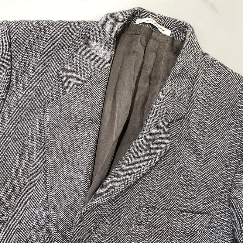 【中古品】【メンズ】 YVES SAINT LAURENT イヴ・サンローラン DILLARD'S フランス製 2B TAILORED JACKET ディラーズ テーラード ジャケット アウター 146-260902-kh-01-izu カラー：グレー系 万代Net店