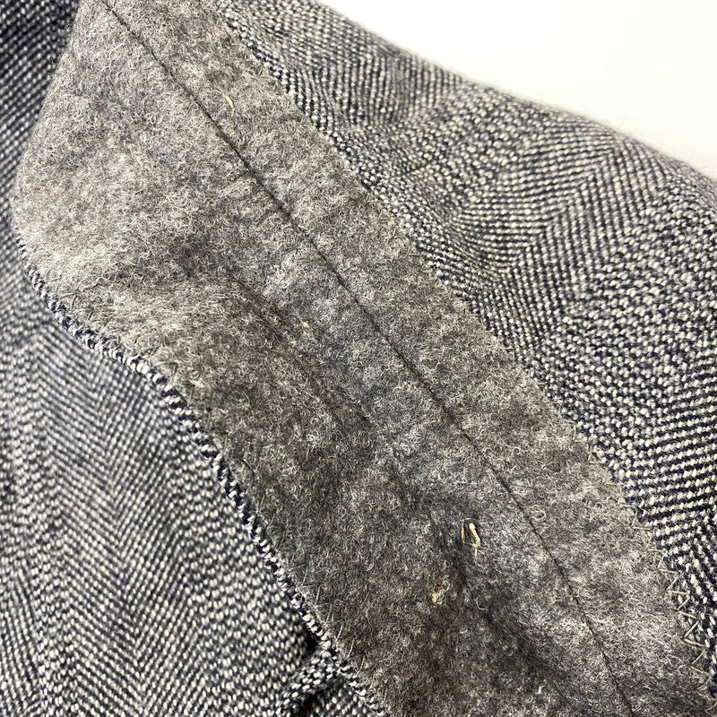 【中古品】【メンズ】 YVES SAINT LAURENT イヴ・サンローラン DILLARD'S フランス製 2B TAILORED JACKET ディラーズ テーラード ジャケット アウター 146-260902-kh-01-izu カラー：グレー系 万代Net店