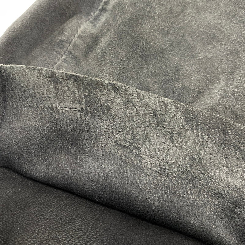 【中古品】【メンズ】 MAREA ERRE マレアエッレ GOAT SUEDE SHORTS ゴート スエード ショーツ ショートパンツ ボトムス 151-260901-kh-08-izu サイズ：S カラー：ブラック 万代Net店