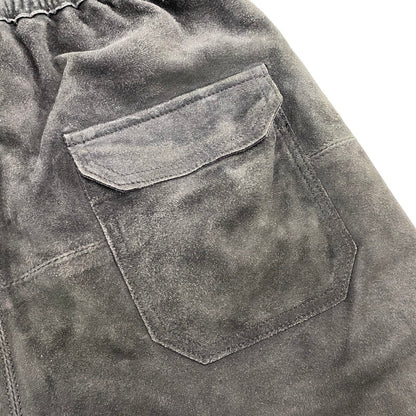 【中古品】【メンズ】 MAREA ERRE マレアエッレ GOAT SUEDE SHORTS ゴート スエード ショーツ ショートパンツ ボトムス 151-260901-kh-08-izu サイズ：S カラー：ブラック 万代Net店