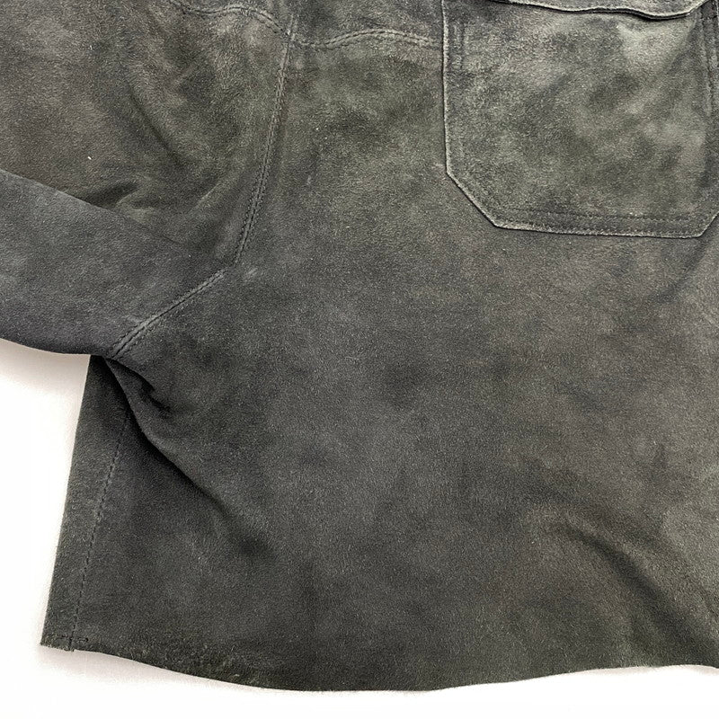 【中古品】【メンズ】 MAREA ERRE マレアエッレ GOAT SUEDE SHORTS ゴート スエード ショーツ ショートパンツ ボトムス 151-260901-kh-08-izu サイズ：S カラー：ブラック 万代Net店