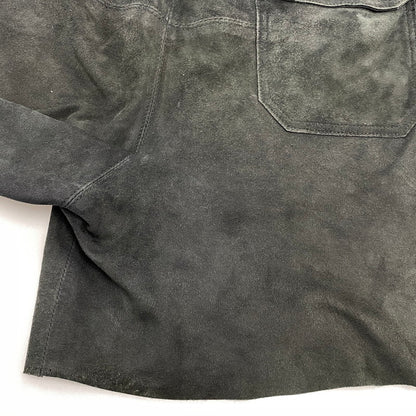 【中古品】【メンズ】 MAREA ERRE マレアエッレ GOAT SUEDE SHORTS ゴート スエード ショーツ ショートパンツ ボトムス 151-260901-kh-08-izu サイズ：S カラー：ブラック 万代Net店