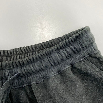 【中古品】【メンズ】 MAREA ERRE マレアエッレ GOAT SUEDE SHORTS ゴート スエード ショーツ ショートパンツ ボトムス 151-260901-kh-08-izu サイズ：S カラー：ブラック 万代Net店