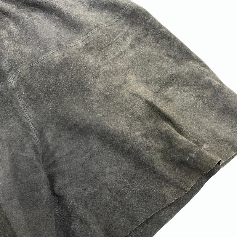 【中古品】【メンズ】 MAREA ERRE マレアエッレ GOAT SUEDE SHORTS ゴート スエード ショーツ ショートパンツ ボトムス 151-260901-kh-08-izu サイズ：S カラー：ブラック 万代Net店