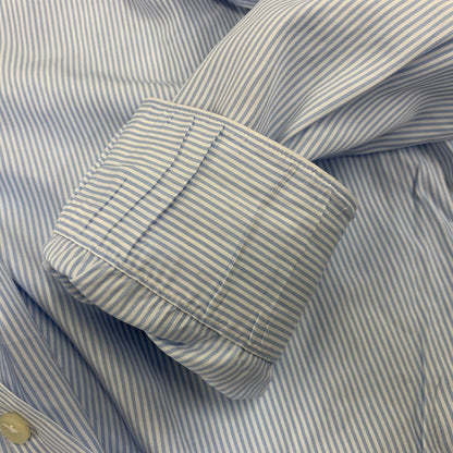 【中古品】【メンズ】 GIVENCHY ジバンシィ STRIPE DRESS SHIRT ストライプ ドレス シャツ トップス 長袖 141-260910-cs-25-izu サイズ：42 カラー：ライトブルー 万代Net店