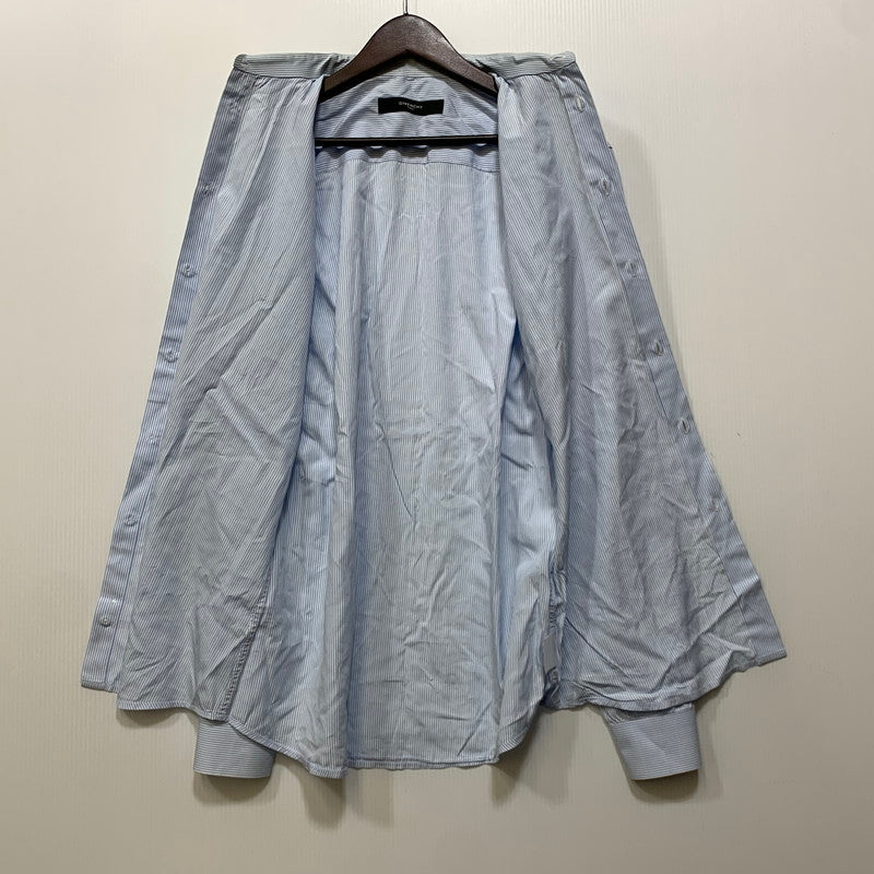 【中古品】【メンズ】 GIVENCHY ジバンシィ STRIPE DRESS SHIRT ストライプ ドレス シャツ トップス 長袖 141-260910-cs-25-izu サイズ：42 カラー：ライトブルー 万代Net店