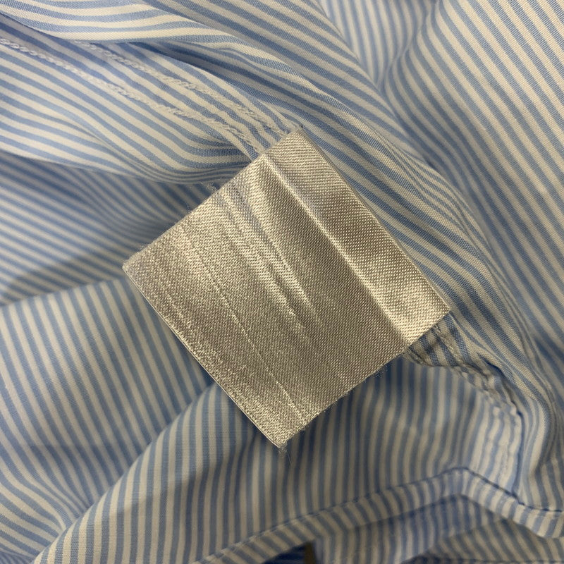 【中古品】【メンズ】 GIVENCHY ジバンシィ STRIPE DRESS SHIRT ストライプ ドレス シャツ トップス 長袖 141-260910-cs-25-izu サイズ：42 カラー：ライトブルー 万代Net店