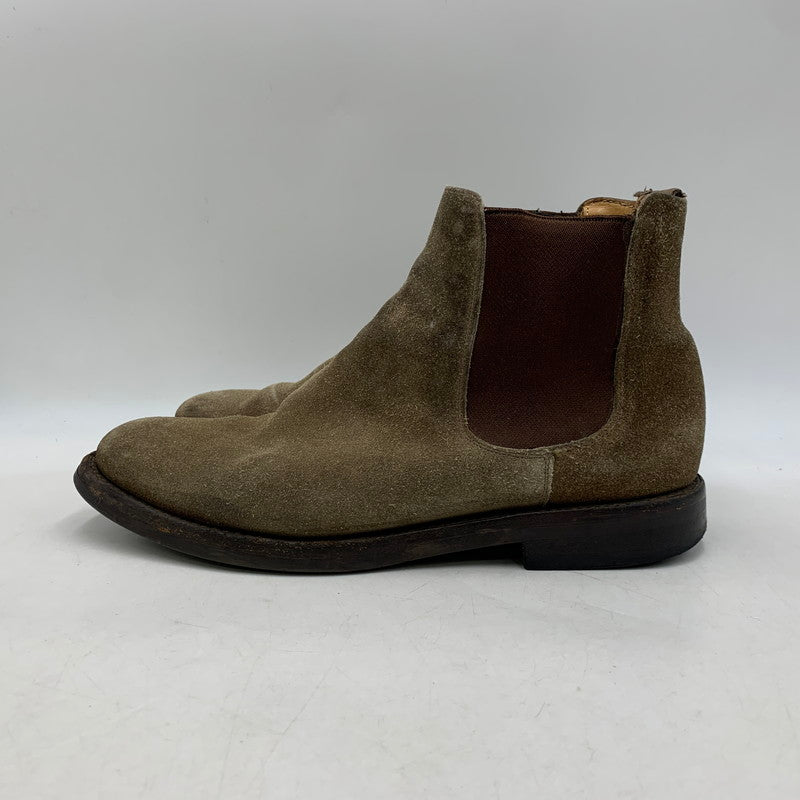 【現状渡し品】【メンズ/レディース】 CHURCH'S チャーチ SUEDE CHELSEA BOOTS スウェード チェルシー ブーツ シューズ 靴 164-260831-cs-10-izu サイズ：不明 カラー：ブラウン系 万代Net店
