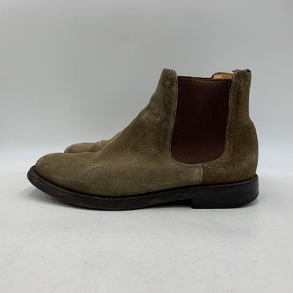 【現状渡し品】【メンズ/レディース】 CHURCH'S チャーチ SUEDE CHELSEA BOOTS スウェード チェルシー ブーツ シューズ 靴 164-260831-cs-10-izu サイズ：不明 カラー：ブラウン系 万代Net店
