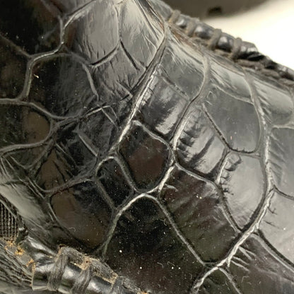 【中古品】【メンズ】 GH BASS ジーエイチバス BAX2K969 CROC CHELSEA BOOT クロコ チェルシー ブーツ シューズ 靴 164-260831-cs-11-izu サイズ：9 カラー：ブラック 万代Net店