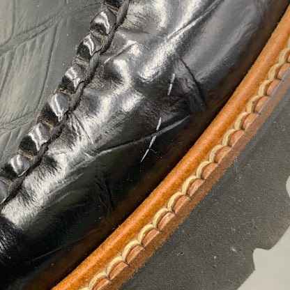【中古品】【メンズ】 GH BASS ジーエイチバス BAX2K969 CROC CHELSEA BOOT クロコ チェルシー ブーツ シューズ 靴 164-260831-cs-11-izu サイズ：9 カラー：ブラック 万代Net店
