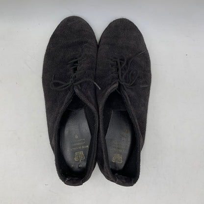 【現状渡し品】【メンズ】 CROWN クラウン イングランド製 SUEDE SHOES スウェード シューズ 靴 164-260910-cs-22-izu サイズ：9 カラー：ブラック 万代Net店
