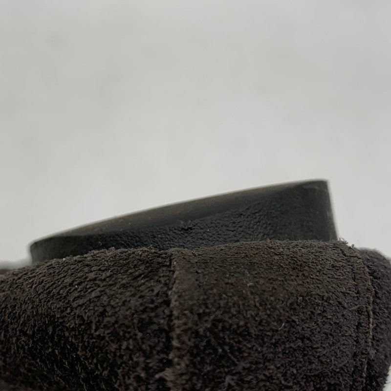 【現状渡し品】【メンズ】 CROWN クラウン イングランド製 SUEDE SHOES スウェード シューズ 靴 164-260910-cs-22-izu サイズ：9 カラー：ブラック 万代Net店