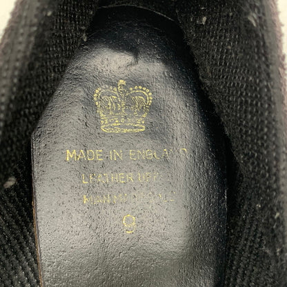 【現状渡し品】【メンズ】 CROWN クラウン イングランド製 SUEDE SHOES スウェード シューズ 靴 164-260910-cs-22-izu サイズ：9 カラー：ブラック 万代Net店
