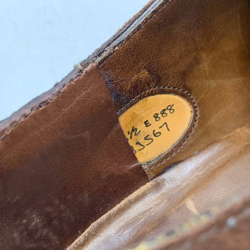 【中古品】【メンズ】 EDWARD GREEN エドワードグリーン CARDIFF SUEDE DRESS SHOES カーディフ スエード ドレスシューズ 靴 164-260831-as-02-izu サイズ：6 1/2 カラー：ブラウン 万代Net店