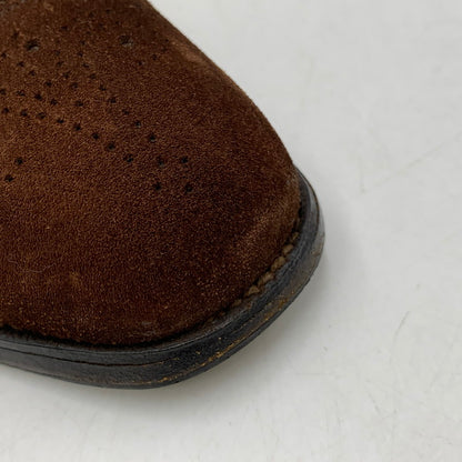 【中古品】【メンズ】 EDWARD GREEN エドワードグリーン CARDIFF SUEDE DRESS SHOES カーディフ スエード ドレスシューズ 靴 164-260831-as-02-izu サイズ：6 1/2 カラー：ブラウン 万代Net店