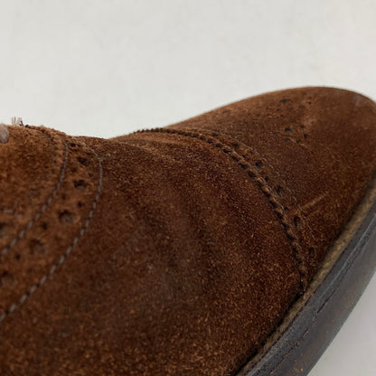 【中古品】【メンズ】 EDWARD GREEN エドワードグリーン CARDIFF SUEDE DRESS SHOES カーディフ スエード ドレスシューズ 靴 164-260831-as-02-izu サイズ：6 1/2 カラー：ブラウン 万代Net店