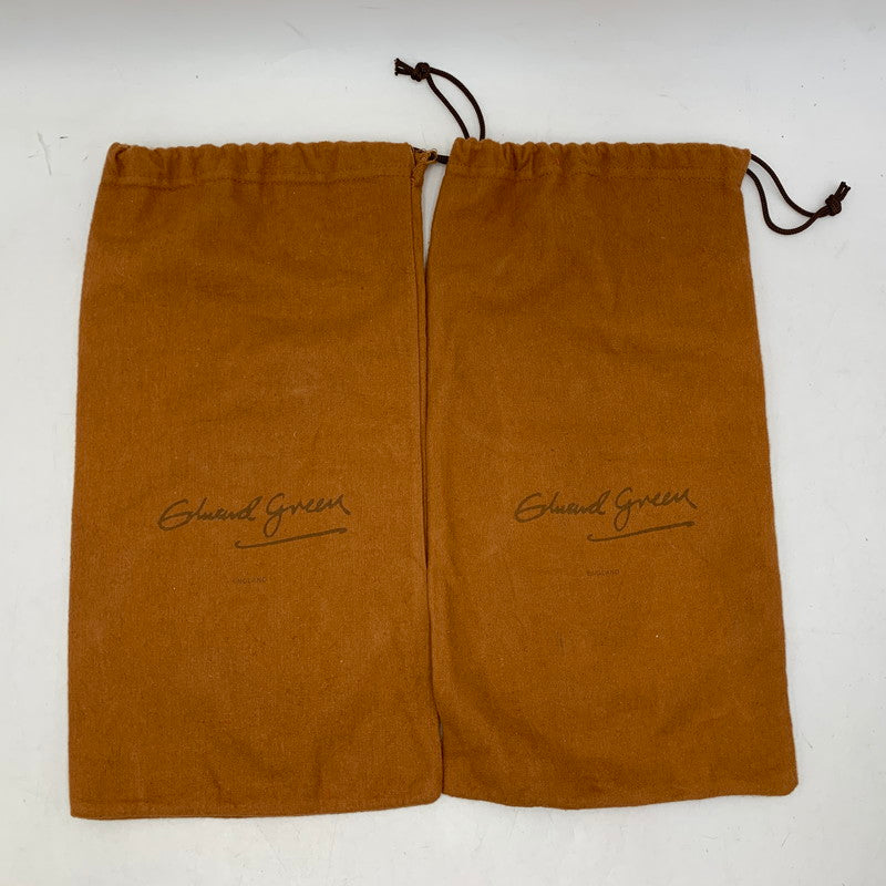 【中古品】【メンズ】 EDWARD GREEN エドワードグリーン CARDIFF SUEDE DRESS SHOES カーディフ スエード ドレスシューズ 靴 164-260831-as-02-izu サイズ：6 1/2 カラー：ブラウン 万代Net店