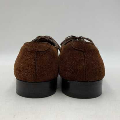 【中古品】【メンズ】 EDWARD GREEN エドワードグリーン CARDIFF SUEDE DRESS SHOES カーディフ スエード ドレスシューズ 靴 164-260831-as-02-izu サイズ：6 1/2 カラー：ブラウン 万代Net店