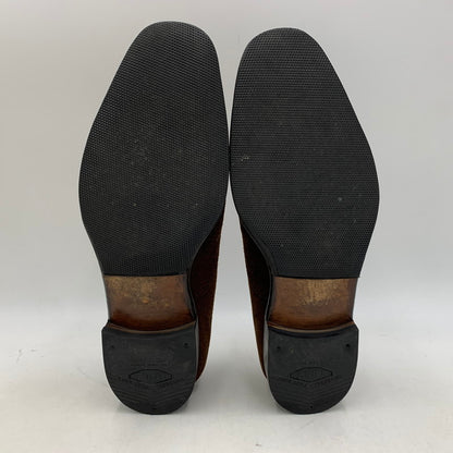 【中古品】【メンズ】 EDWARD GREEN エドワードグリーン CARDIFF SUEDE DRESS SHOES カーディフ スエード ドレスシューズ 靴 164-260831-as-02-izu サイズ：6 1/2 カラー：ブラウン 万代Net店