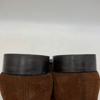 【中古品】【メンズ】 EDWARD GREEN エドワードグリーン CARDIFF SUEDE DRESS SHOES カーディフ スエード ドレスシューズ 靴 164-260831-as-02-izu サイズ：6 1/2 カラー：ブラウン 万代Net店