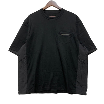 【中古品】【メンズ】 SACAI サカイ 24-03376M COTTON JERSEY T-SHIRT コットン ジャージー Tシャツ トップス 140-260901-kh-10-izu サイズ：2 カラー：ブラック 万代Net店