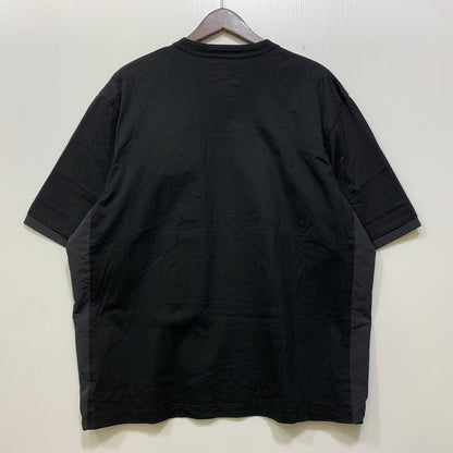【中古品】【メンズ】 SACAI サカイ 24-03376M COTTON JERSEY T-SHIRT コットン ジャージー Tシャツ トップス 140-260901-kh-10-izu サイズ：2 カラー：ブラック 万代Net店
