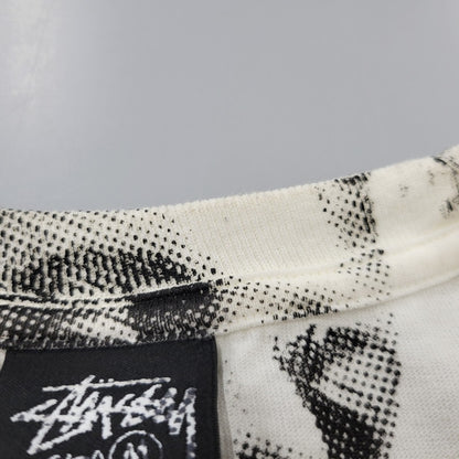 【中古品】【メンズ】 STUSSY ステューシー LADY PARIS PIG.DYED TEE レディー パリス ピグメントダイ Tシャツ 半袖 142-260902-as-20-izu サイズ：M カラー：ホワイト 万代Net店