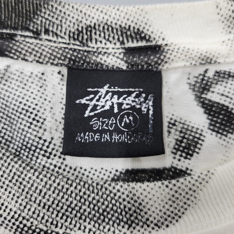 【中古品】【メンズ】 STUSSY ステューシー LADY PARIS PIG.DYED TEE レディー パリス ピグメントダイ Tシャツ 半袖 142-260902-as-20-izu サイズ：M カラー：ホワイト 万代Net店