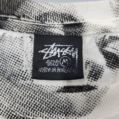 【中古品】【メンズ】 STUSSY ステューシー LADY PARIS PIG.DYED TEE レディー パリス ピグメントダイ Tシャツ 半袖 142-260902-as-20-izu サイズ：M カラー：ホワイト 万代Net店