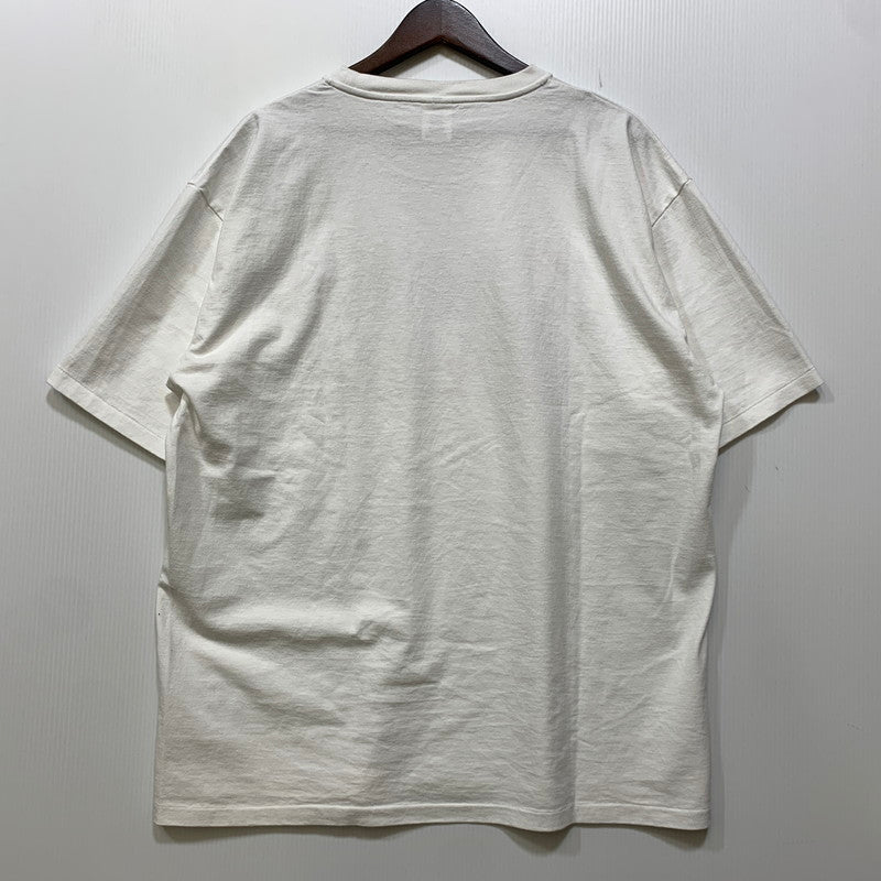【中古品】【メンズ】 WACKO MARIA ワコマリア WASHED HEAVY WEIGHT T-SHIRT ウォッシュド ヘビー ウエイト Tシャツ トップス 142-260901-kh-11-izu サイズ：L カラー：ホワイト 万代Net店