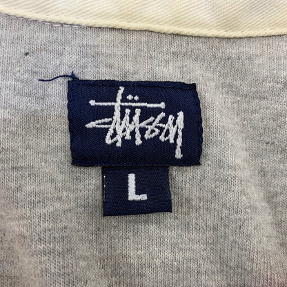 【中古品】【メンズ】 OLD STUSSY オールド ステューシー 紺タグ 90S BORDER RUGBY SS SHIRT ボーダー ラグビー ショートスリーブ シャツ トップス 半袖 142-260914-cs-23-izu サイズ：L カラー：レッド×ネイビー 万代Net店