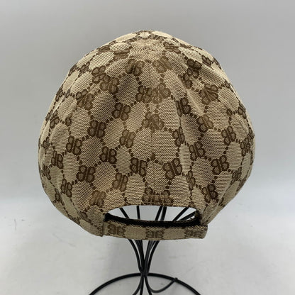 【中古品】【メンズ/レディース】 GUCCI グッチ×BALENCIAGA バレンシアガ THE HACKER PROJECT BASEBALL CAP ザ ハッカー プロジェクト ベースボール キャップ 帽子 183-260901-ya-12-izu サイズ：L（59cm） カラー：ベージュ 万代Net店