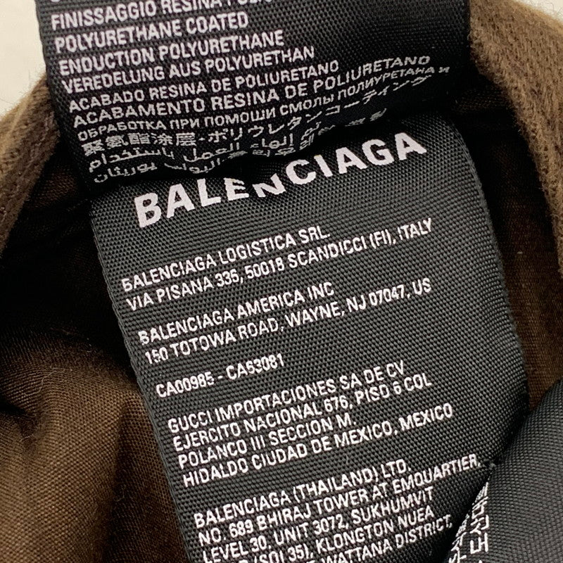 【中古品】【メンズ/レディース】 GUCCI グッチ×BALENCIAGA バレンシアガ THE HACKER PROJECT BASEBALL CAP ザ ハッカー プロジェクト ベースボール キャップ 帽子 183-260901-ya-12-izu サイズ：L（59cm） カラー：ベージュ 万代Net店